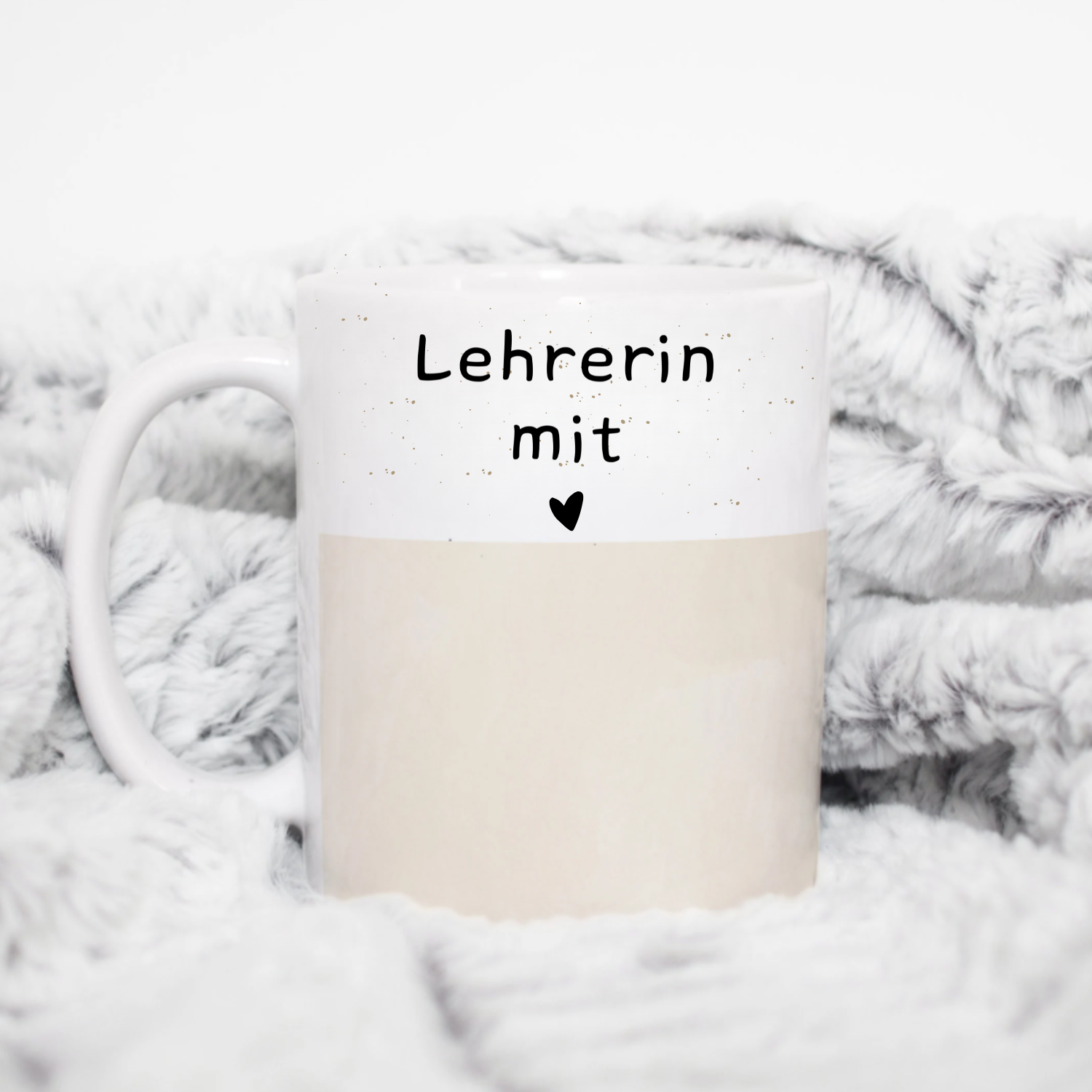Farbige Tasse für Lehrerin – Geschenkidee Weihnachten Schule Kindergarten