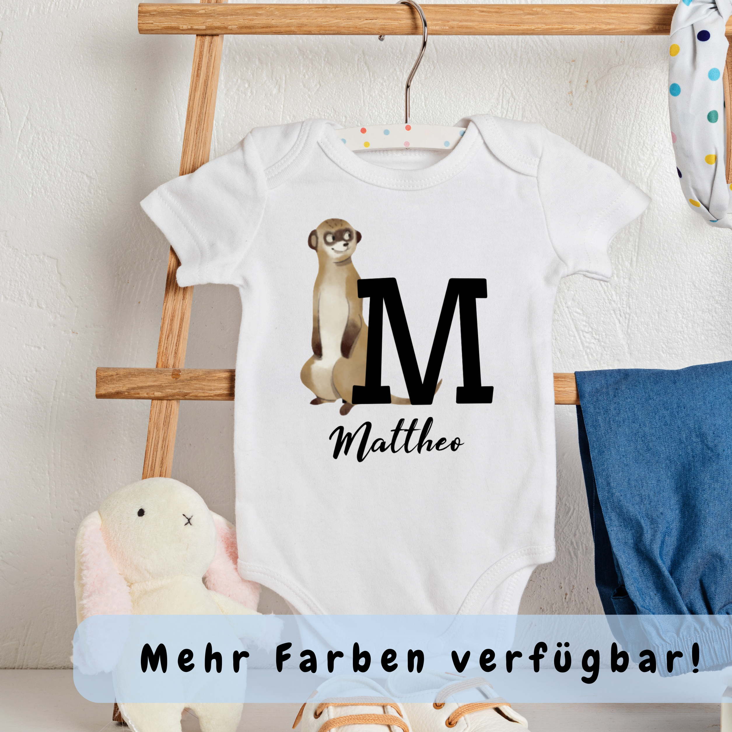 Personalisierter Babybody – aus 100 % Baumwolle – Perfektes Geschenk