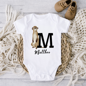 Personalisierter Babybody – aus 100 % Baumwolle – Perfektes Geschenk