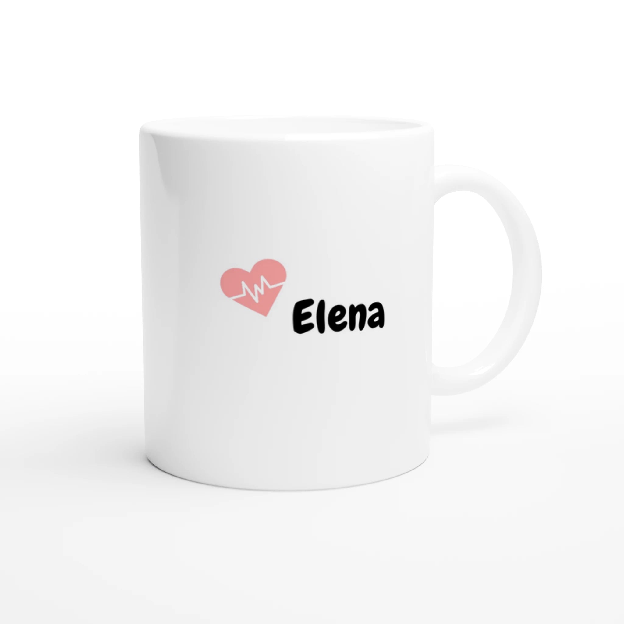 Tasse mit Aufdruck „Kollegin mit Herz“ – personalisiertes Geschenk mit Namen