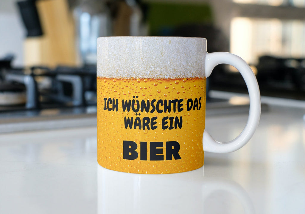 Tasse für Bierliebhaber, Biergenießer mit Bier Motiv | Kaffeetasse | Geschenkidee | Individuell bedruckt - GlamourDesign