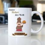Lade das Bild in den Galerie-Viewer, Tasse für Bäcker, Konditoren | Kaffeetasse Namenstasse | Geschenkidee | Individuell bedruckt - GlamourDesign
