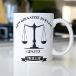 Lade das Bild in den Galerie-Viewer, Personalisierte Tasse für Anwälte und Richter | Kaffeetasse Namenstasse | Geschenkidee | Individuell bedruckt - GlamourDesign
