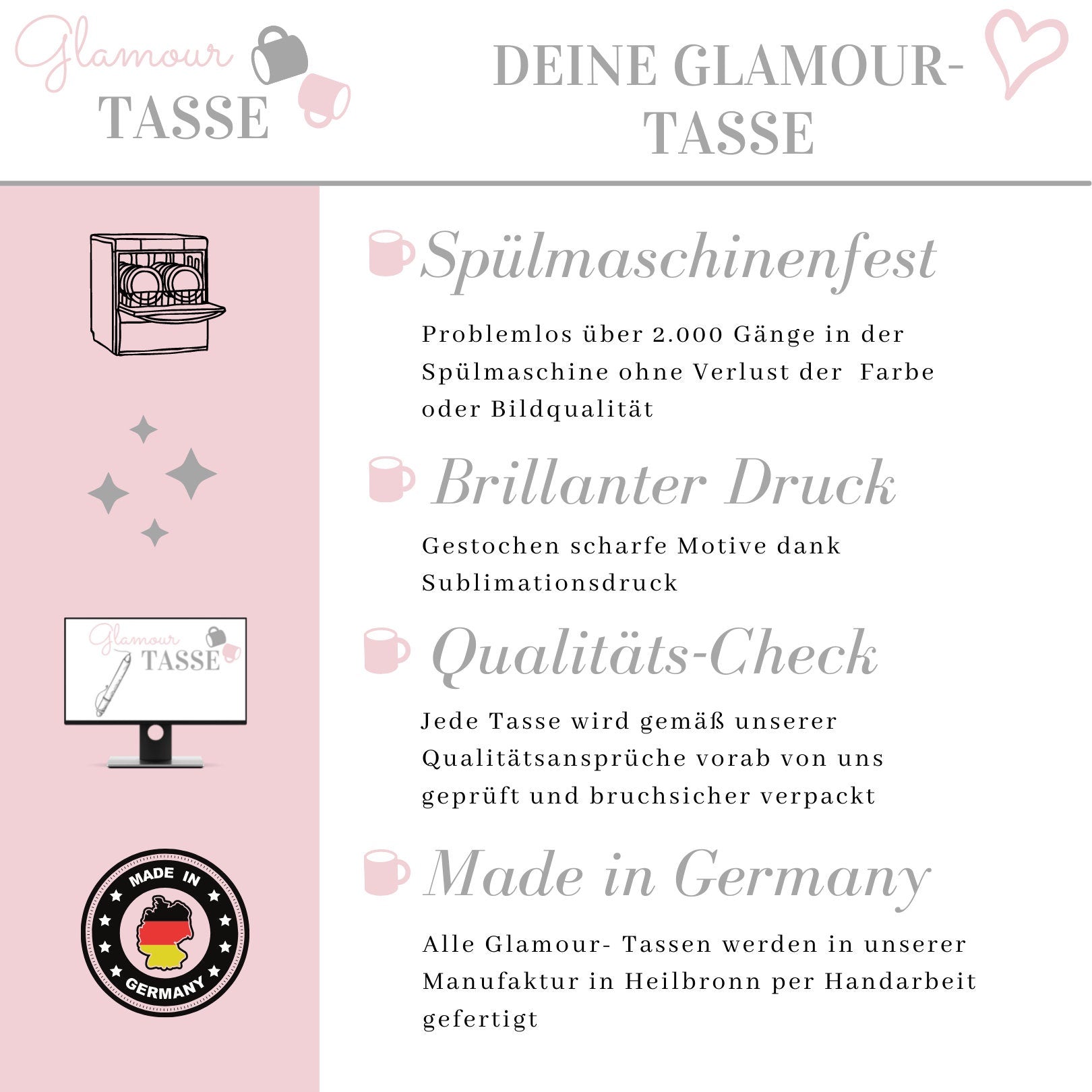 Tasse für Krankenschwester, Krankenpflegerin | Kaffeetasse | Geschenkidee | bedruckte Tasse mit Spruch - GlamourDesign