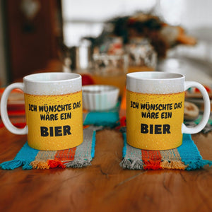Tasse für Bierliebhaber, Biergenießer mit Bier Motiv | Kaffeetasse | Geschenkidee | Individuell bedruckt - GlamourDesign