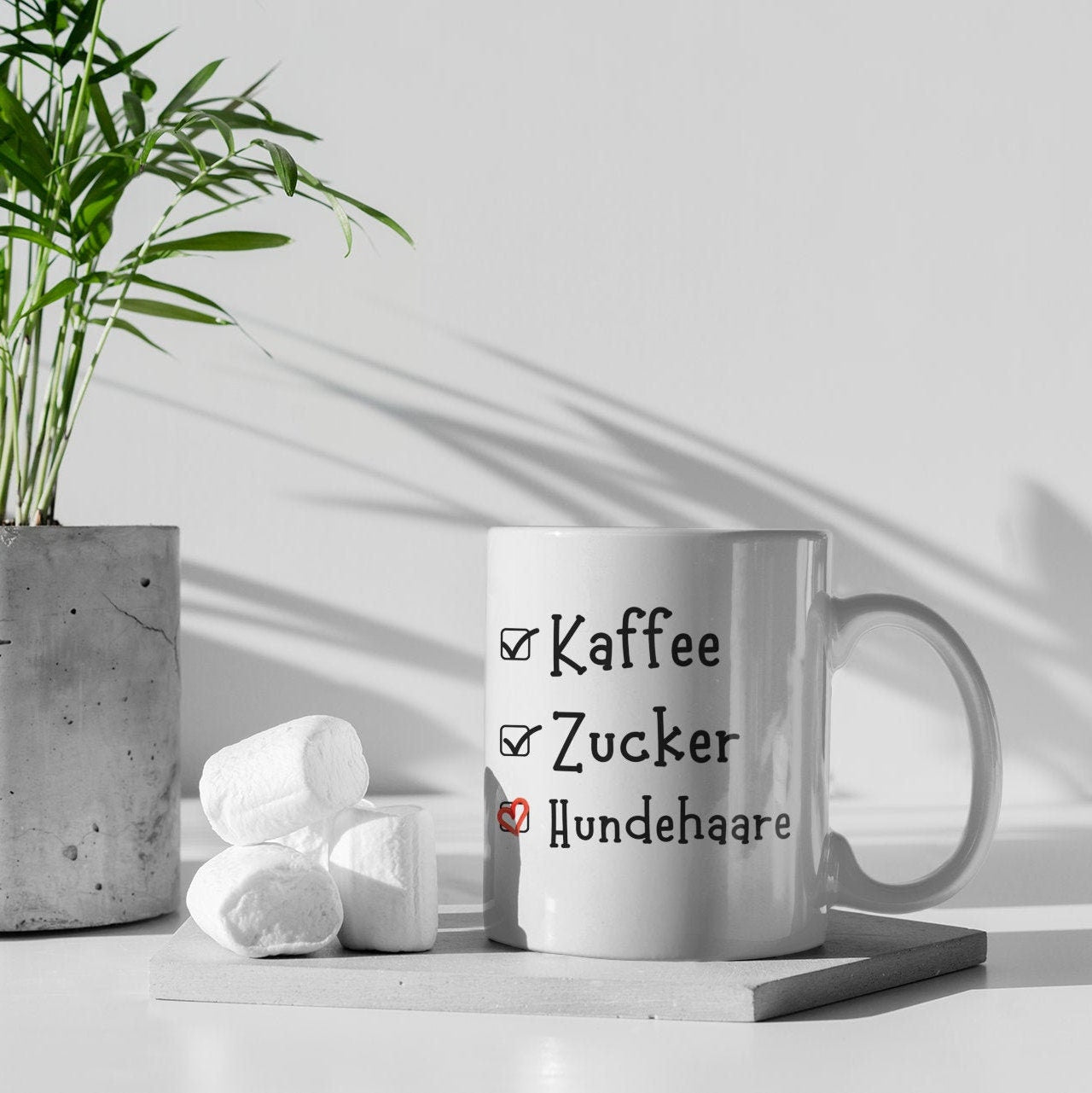 Tasse für Hundebesitzer, Herrchen, Frauchen | Hundehaare Spruch | Kaffeetasse | Geschenkidee - GlamourDesign