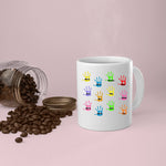 Lade das Bild in den Galerie-Viewer, Tasse für Erzieher Danke| Fingerabdrücke| Abschied Kindergarten| Geschenk Lehrerin| personalisierbar mit bis zu 25 Namen - GlamourDesign
