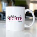 Lade das Bild in den Galerie-Viewer, Tasse für die Nichte| Lieblingsnichte Geschenk|personalisierbar mit Namen - GlamourDesign

