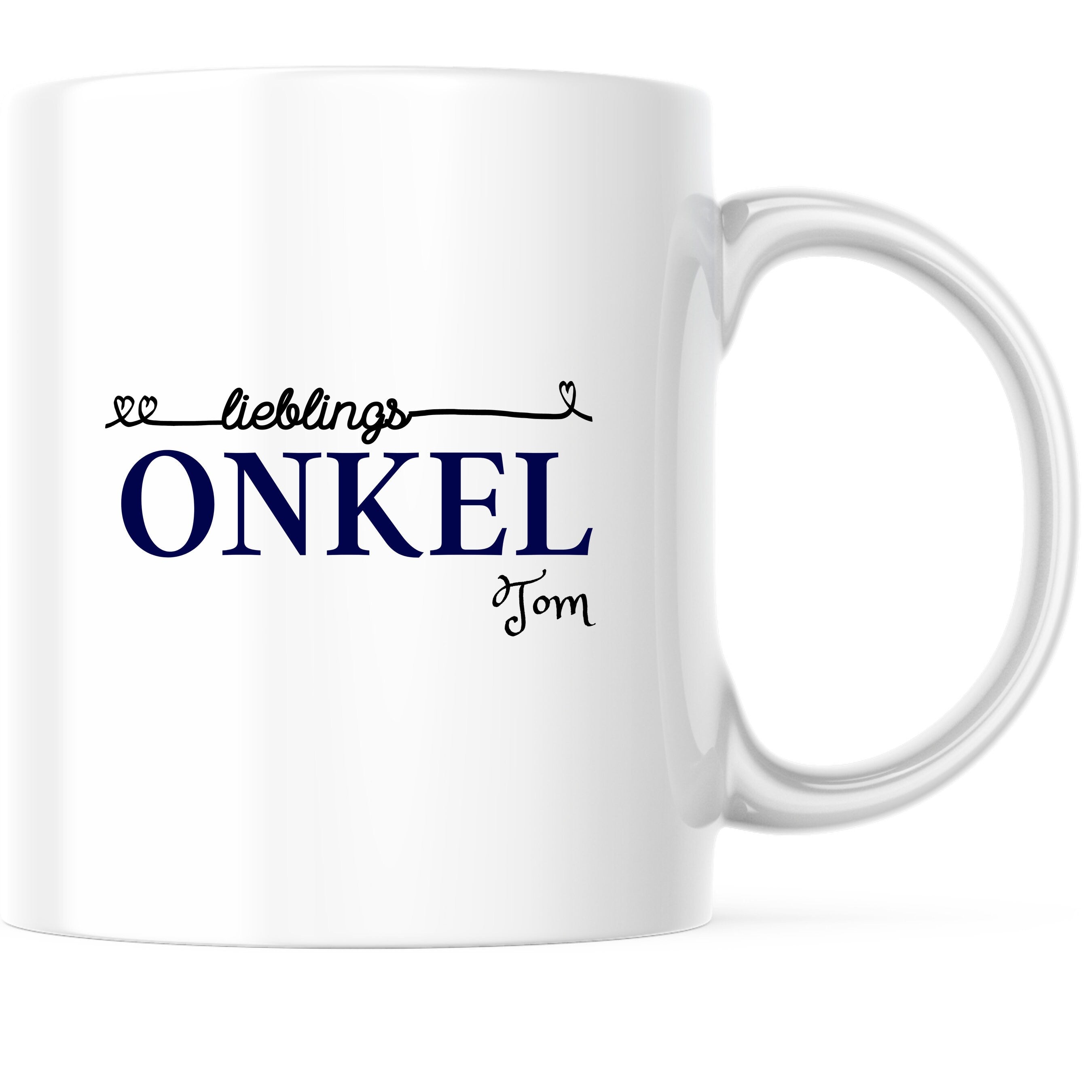 Tasse für den Onkel| Lieblingsonkel Geschenk| personalisierbar mit Namen - GlamourDesign