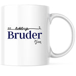 Lade das Bild in den Galerie-Viewer, Tasse für den Bruder| Lieblingsbruder Geschenk|personalisierbar mit Namen - GlamourDesign
