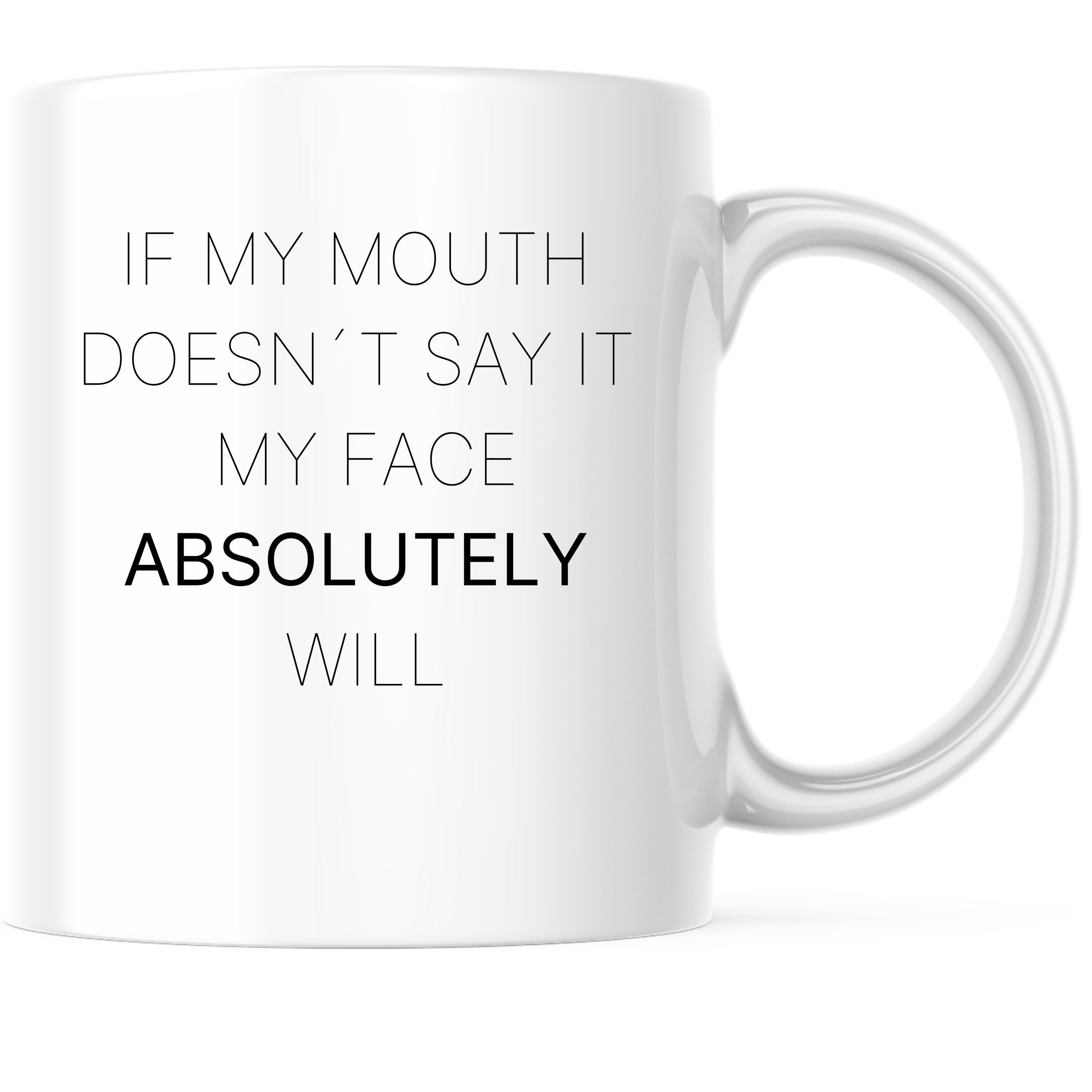 Tasse mit lustigem Motiv Sarkasmus - GlamourDesign