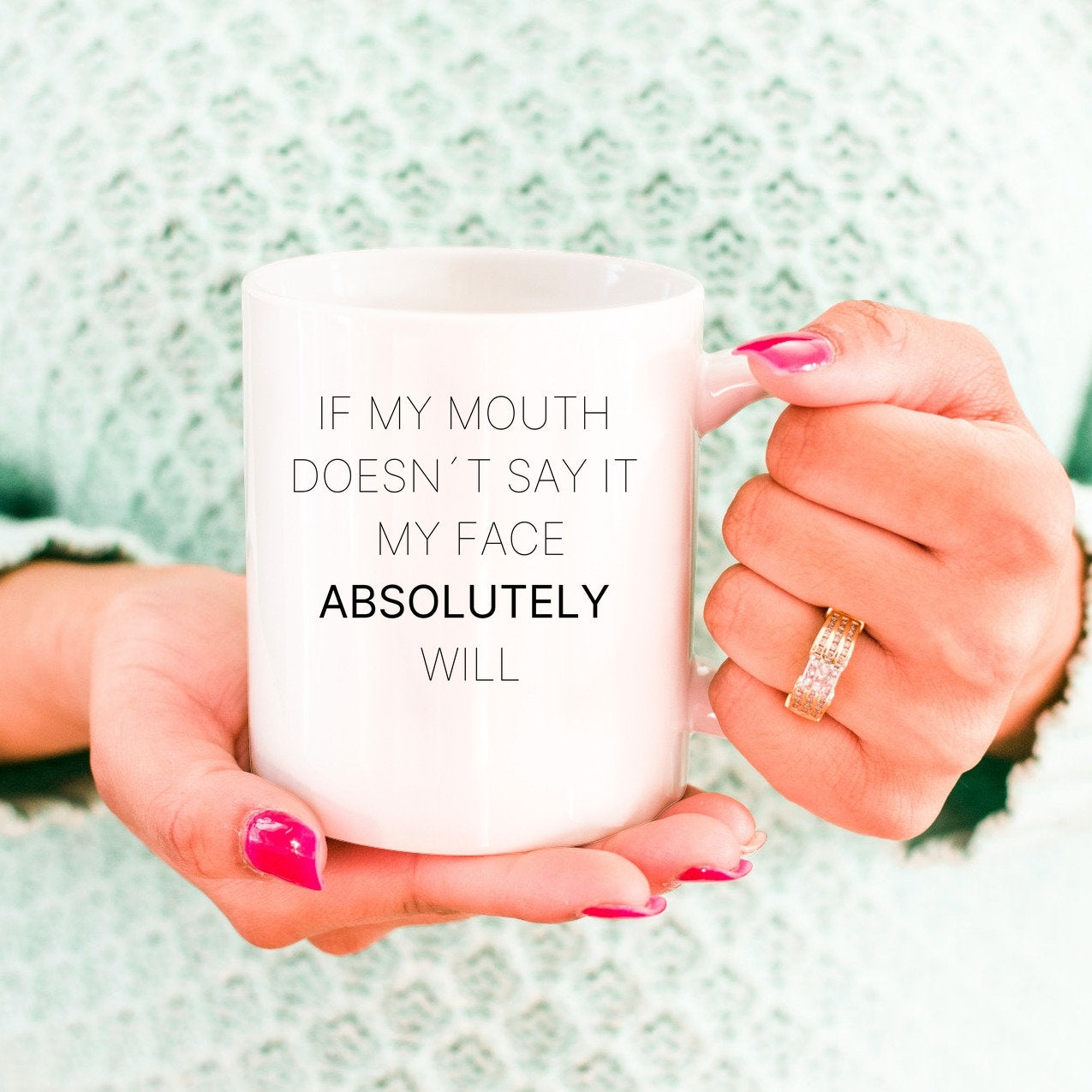 Tasse mit lustigem Motiv Sarkasmus - GlamourDesign