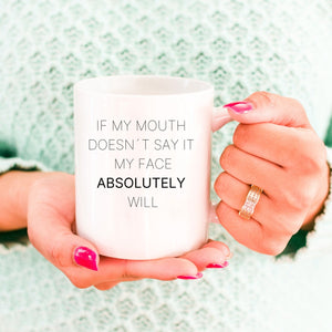 Tasse mit lustigem Motiv Sarkasmus - GlamourDesign
