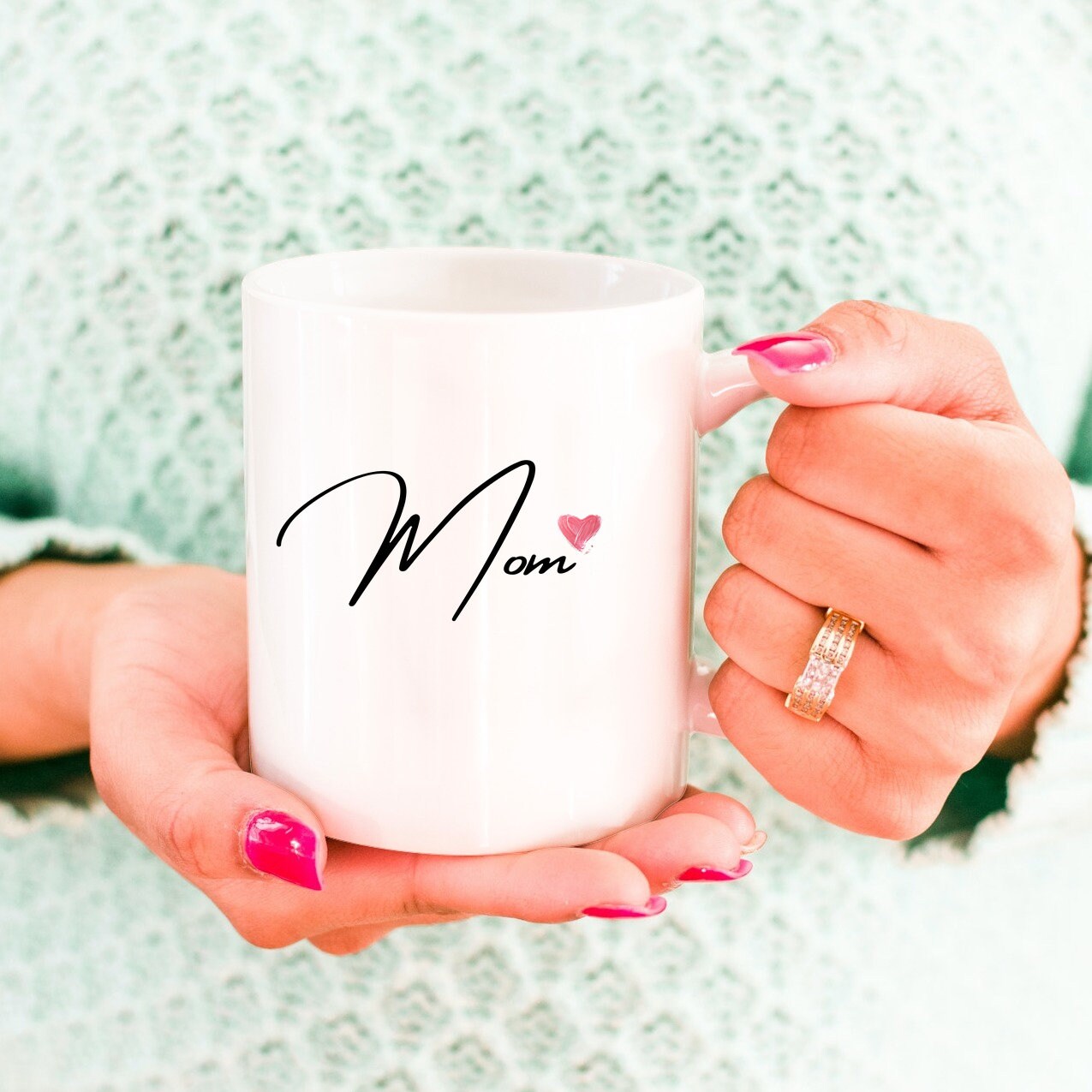Tasse für Mütter| Geschenk für Mama| mit Herz - GlamourDesign