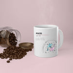 Lade das Bild in den Galerie-Viewer, Tasse mit Sternzeichen| Horoskop| Geschenk zum Geburtstag| Geburt| personalisiert mit Namen| Fisch - GlamourDesign
