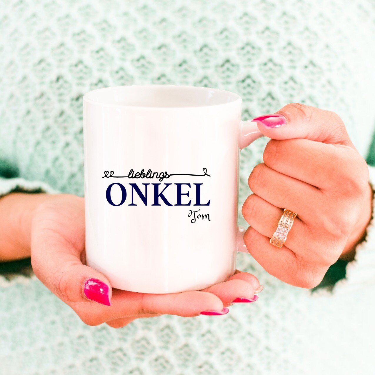 Tasse für den Onkel| Lieblingsonkel Geschenk| personalisierbar mit Namen - GlamourDesign
