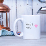 Lade das Bild in den Galerie-Viewer, Tasse als Geschenk zum Jahrestag| Hochzeit| Datum| personalisierbar mit Datum und Namen - GlamourDesign
