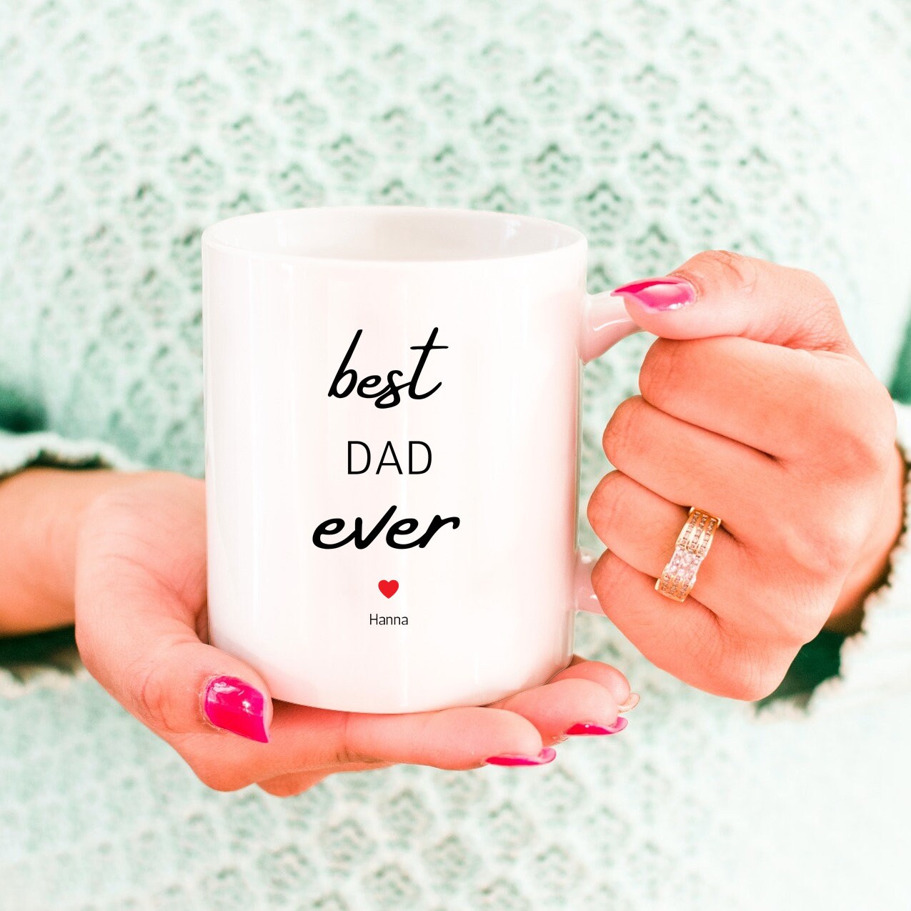 Tasse für Papa| Nutrial Facts| Inhaltsangabe_Fakten| Ernährung| herzliches Motiv| personalisiert mit Namen - GlamourDesign