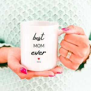Tasse für die Mama| Geschenk für die beste Mama der Welt| Nutrial Facts| | Fakten Ernährung| herzliches Motiv| personalisiert mit Namen - GlamourDesign