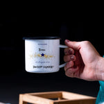 Lade das Bild in den Galerie-Viewer, Emaille Tasse| Schulkind| Einschulung| mit Datum und Wunschnamen| Du bist 1.Klasse - GlamourDesign
