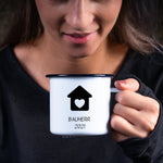 Lade das Bild in den Galerie-Viewer, Emaille Tasse| Becher| Bauherr| Geschenk Einzug| Eigenheim - GlamourDesign
