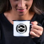 Lade das Bild in den Galerie-Viewer, Emaille Tasse| Becher| Wanderlust| Explore the world - GlamourDesign

