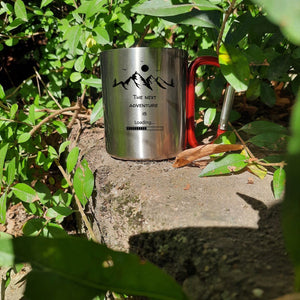 Edelstahltasse| Abenteuer| Next adventure is loading| Bergsteiger - GlamourDesign