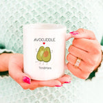 Lade das Bild in den Galerie-Viewer, Tasse für die beste Freundin| Pärchen| mit süßem Motiv| Advocuddle| Avocado| personalisierbar mit Namen - GlamourDesign
