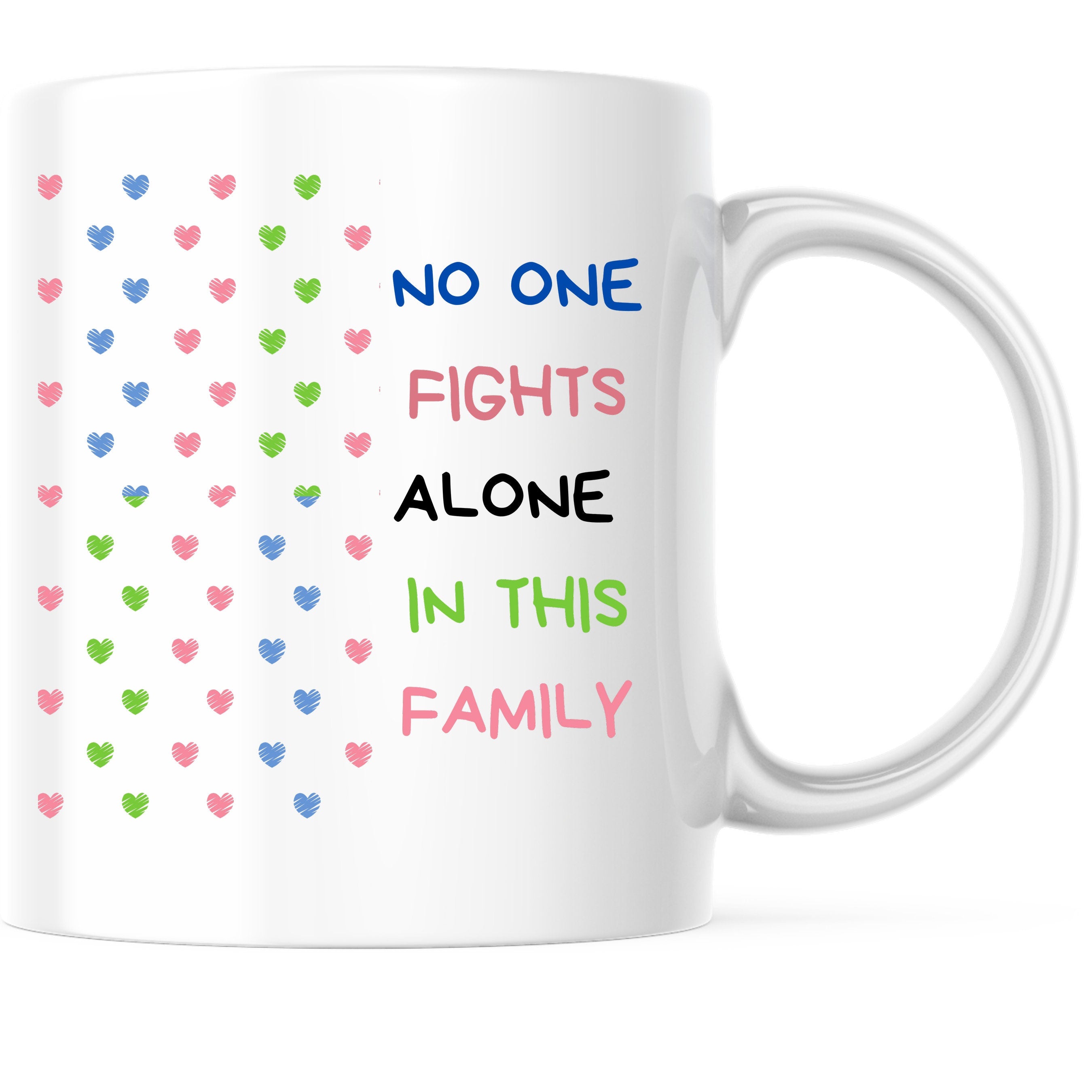 Tasse zur Aufmunterung| Krankenhausbesuch| Keiner Kämpft alleine| Mut| Zuspruch bei Krankheiten - GlamourDesign