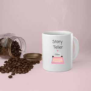 Tasse als Geschenk für Schreiber| Schriftsteller| Philosophen| mit Schreibmaschinen Motiv - GlamourDesign