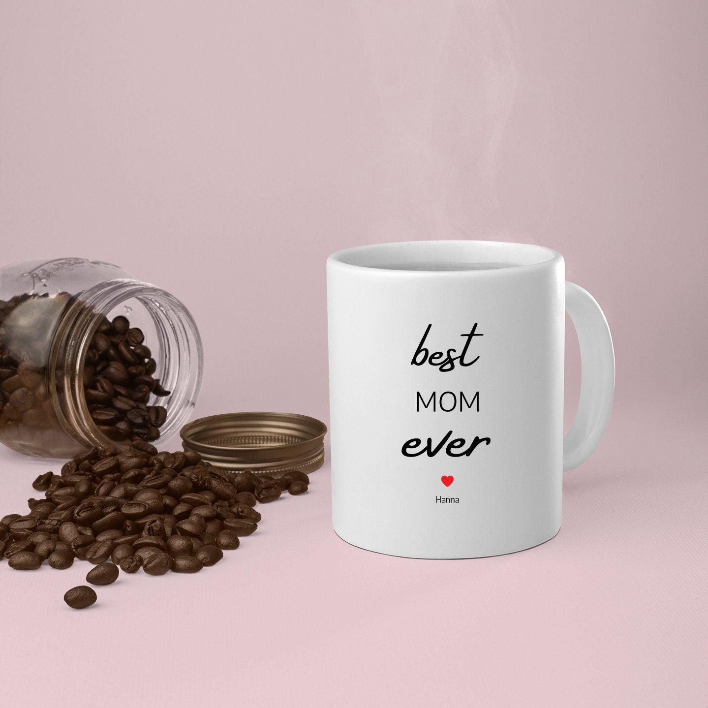 Tasse für die Mama| Geschenk für die beste Mama der Welt| Nutrial Facts| | Fakten Ernährung| herzliches Motiv| personalisiert mit Namen - GlamourDesign