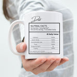 Lade das Bild in den Galerie-Viewer, Tasse für die Mama| Geschenk für die beste Mama der Welt| Nutrial Facts| | Fakten Ernährung| herzliches Motiv| personalisiert mit Namen - GlamourDesign
