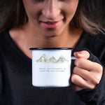 Lade das Bild in den Galerie-Viewer, Emaille Tasse| Becher| Camping| Reiselustige| Kaffeeliebhaber - GlamourDesign
