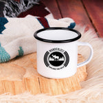 Lade das Bild in den Galerie-Viewer, Emaille Tasse| Becher| Wanderlust| Explore the world - GlamourDesign
