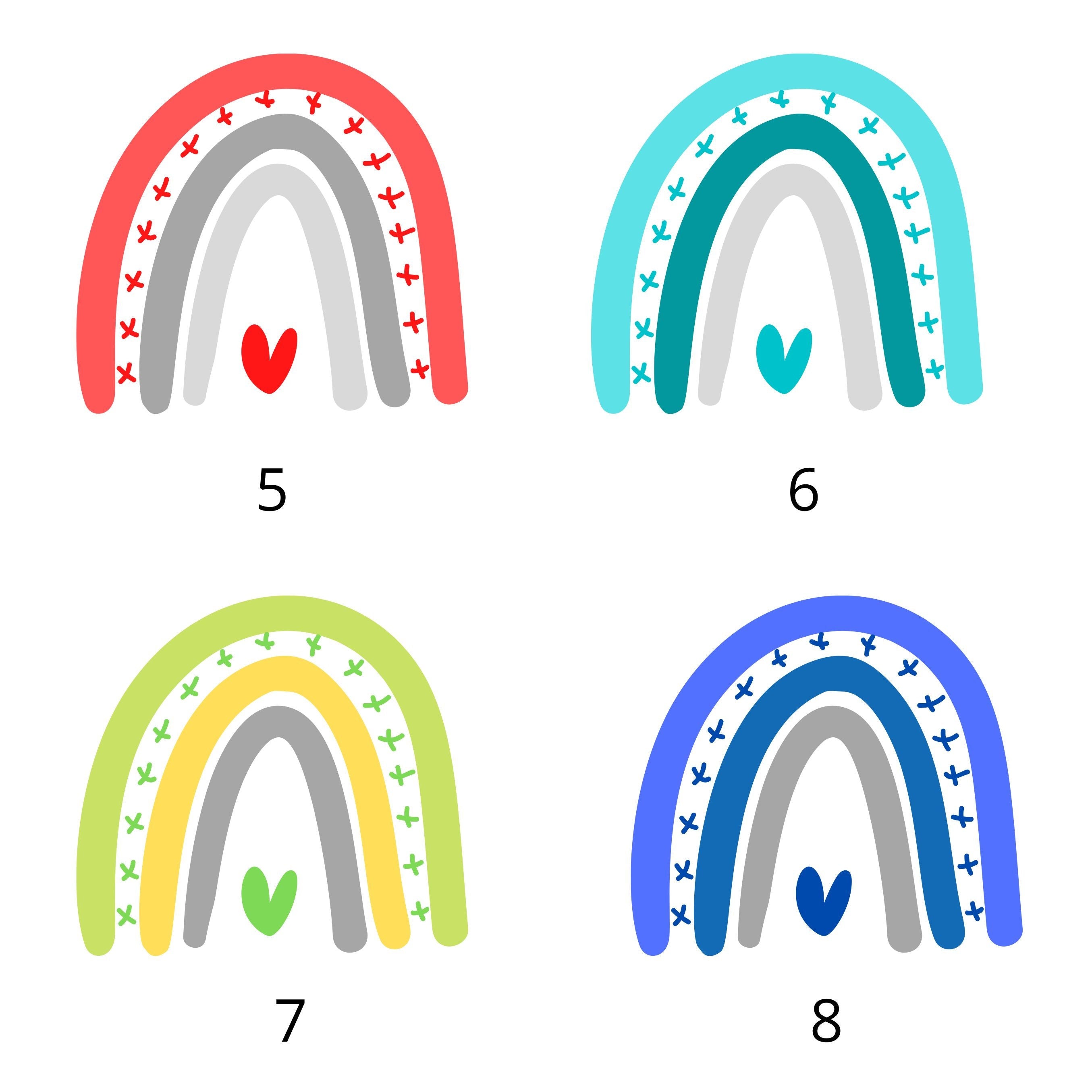Emaille Tasse| Erzieherin| Danke, dass du mir beim wachsen geholfen hast| Geschenk für die Erzieherin| Regenbogen| personalisiert mit Namen - GlamourDesign