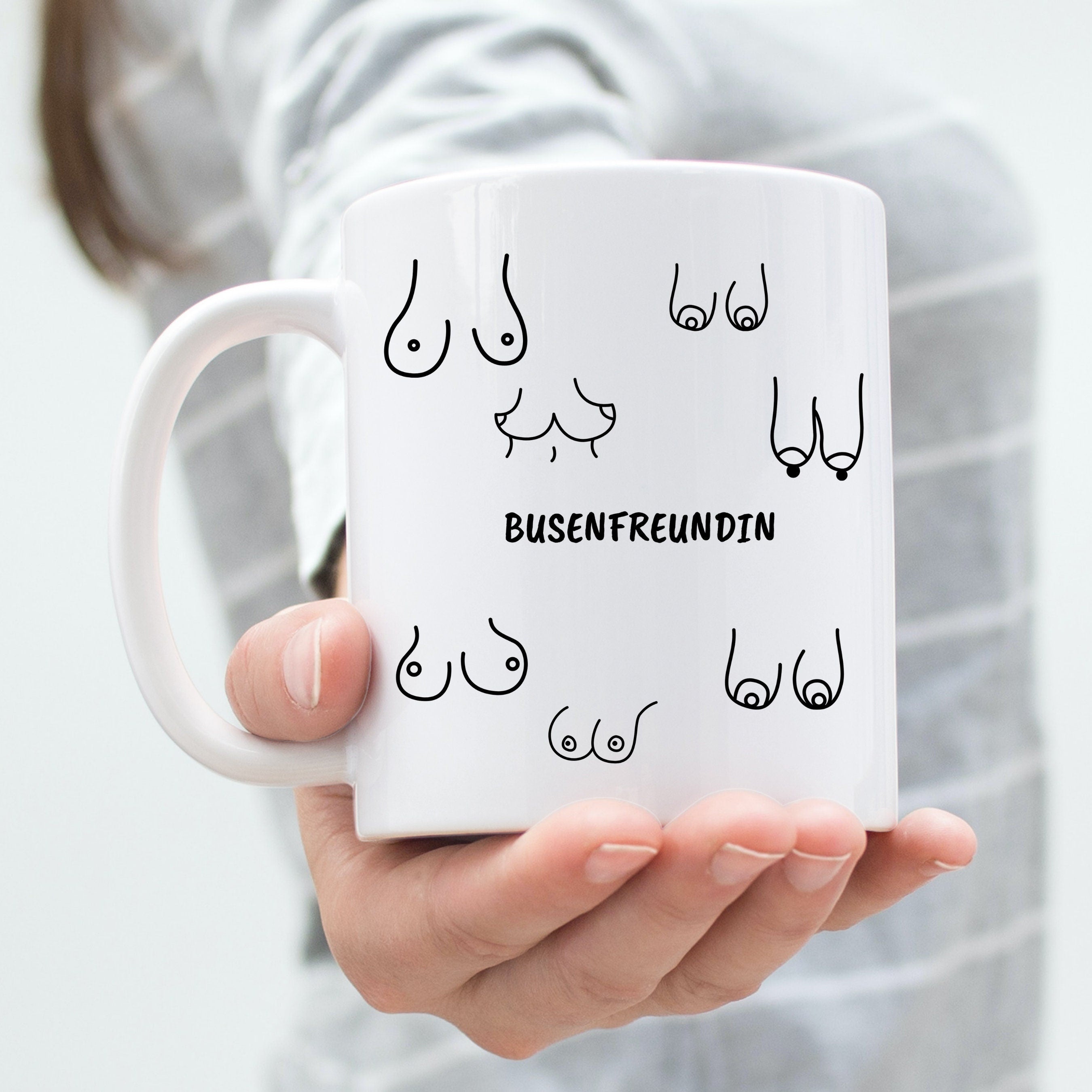Tasse für die beste Freundin| Busenfreunde | witziges Geschenk| Geburtstagsgeschenk - GlamourDesign