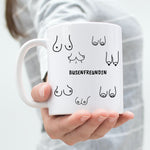 Lade das Bild in den Galerie-Viewer, Tasse für die beste Freundin| Busenfreunde | witziges Geschenk| Geburtstagsgeschenk - GlamourDesign
