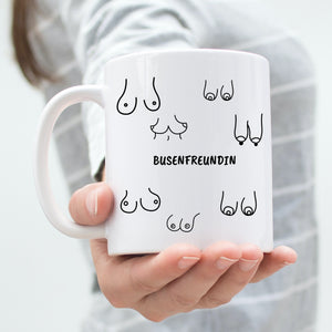 Tasse für die beste Freundin| Busenfreunde | witziges Geschenk| Geburtstagsgeschenk - GlamourDesign