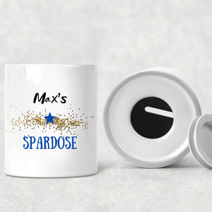 Spardose | Sparbüchse für Kinder| Personalisierbar mit Namen | Mädchen| Jungen - GlamourDesign