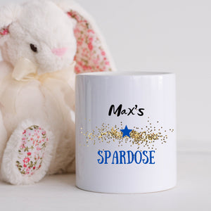 Spardose | Sparbüchse für Kinder| Personalisierbar mit Namen | Mädchen| Jungen - GlamourDesign