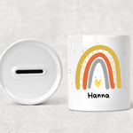 Lade das Bild in den Galerie-Viewer, Spardose| Regenbogen-Motiv| Personalisierbar mit Namen - GlamourDesign
