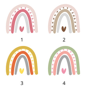 Spardose| Regenbogen-Motiv| Personalisierbar mit Namen - GlamourDesign