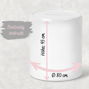 Spardose| Ruhestand| Geschenk zur Rente - GlamourDesign