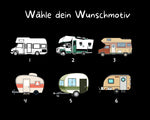 Lade das Bild in den Galerie-Viewer, Fußmatte| Camping| verschiedene Camper Modelle| personalisierbar mit Vornamen| rutschfest &amp; waschbar | Indoor - GlamourDesign

