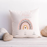 Lade das Bild in den Galerie-Viewer, Personalisierbarer Kissenbezug| Kissen| Regenbogen mit Namen| Namenskissen - GlamourDesign

