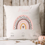 Lade das Bild in den Galerie-Viewer, Personalisierbarer Kissenbezug| Kissen| Regenbogen mit Namen| Namenskissen - GlamourDesign
