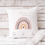 Lade das Bild in den Galerie-Viewer, Personalisierbarer Kissenbezug| Kissen| Regenbogen mit Namen| Namenskissen - GlamourDesign
