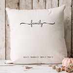 Lade das Bild in den Galerie-Viewer, Namenskissen| Personalisierbarer Kissenbezug| Kissen| Familie - GlamourDesign
