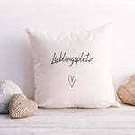 Lade das Bild in den Galerie-Viewer, Kissen |Kissenbezug| Lieblingsplatz| Deko Wohnzimmer| Schlafzimmer - GlamourDesign
