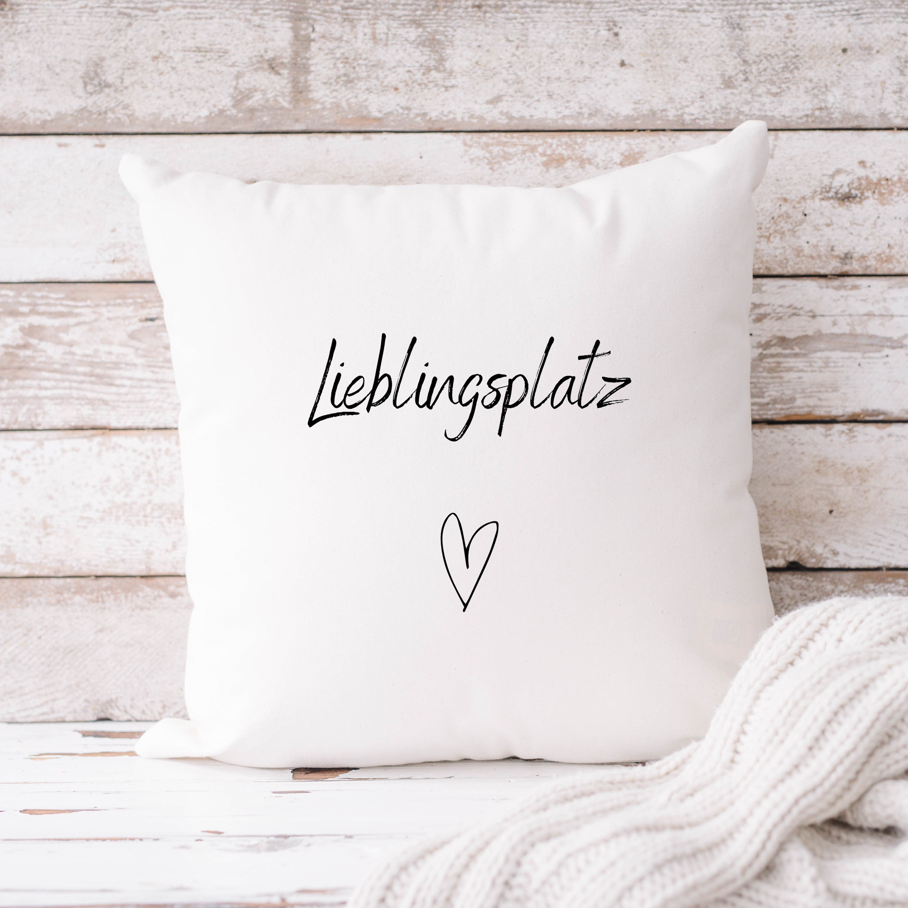 Kissen |Kissenbezug| Lieblingsplatz| Deko Wohnzimmer| Schlafzimmer - GlamourDesign